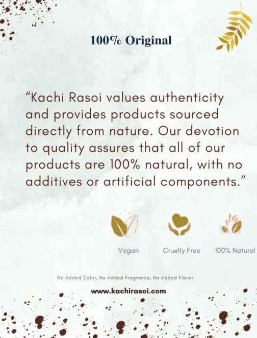 Kachi Rasoi's Benefits