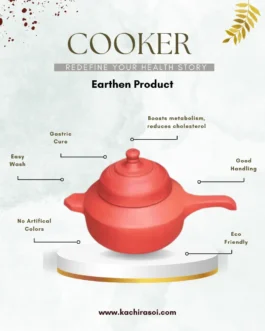 Clay Cooker | Kachi Rasoi | Mitti Ki Cooker – 1 to 4 Ltrs