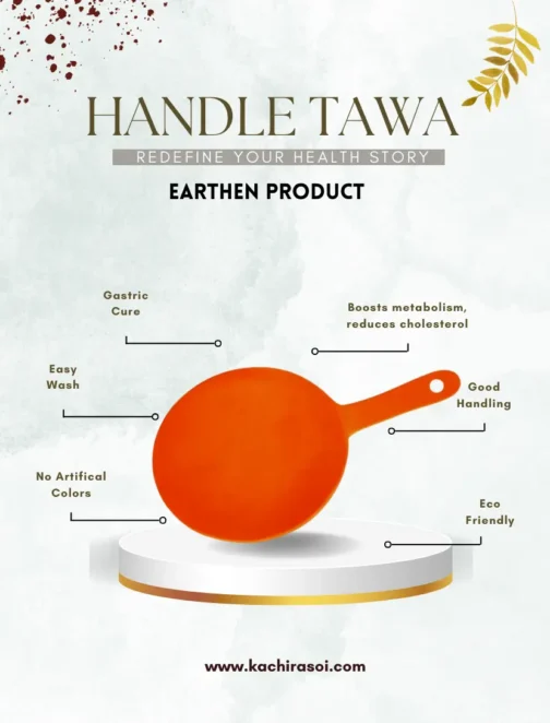 Clay Tawa with Handle