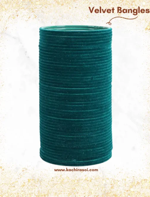 velvet bangle | blue