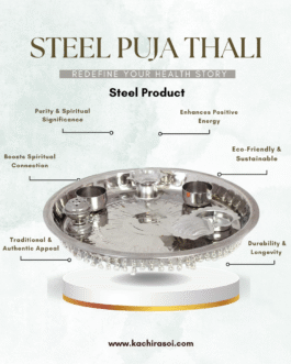 Steel Puja Thali | Kachi Rasoi | Best Puja Thali
