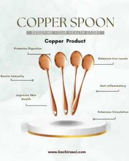 Copper Spoon  Kachi Rasoi | 100% Pure Copper