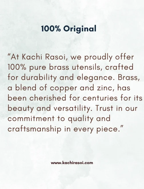 Pure Brass Lota | Authentic Pital Lota | Kachi Rasoi 500 ML - Image 4