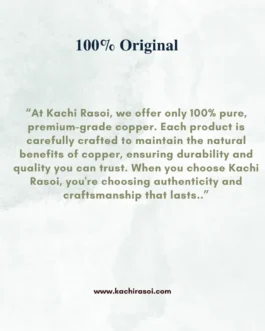 Copper Puja Thali| 100% Natural Plate | Kachi Rasoi