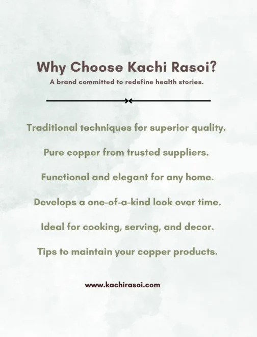 Copper Puja Thali| 100% Natural Plate | Kachi Rasoi - Image 3