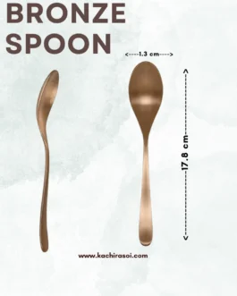 Bronze Table Spoon | Kachi Rasoi | 17.8 cm Elegant Cutlery