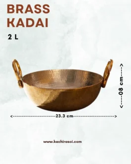 Brass Kadai |  Karahi Pure | 1 Timeless Cookware Piece