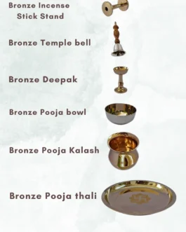 Bronze Pooja Thali Set | Kachi Rasoi | Pooja Items